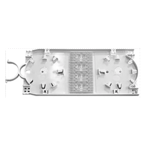 Bandeja Plástica ABS para Cierre de Empalme Cilíndrico | Capacidad 24 Fusiones | Organizador de Fibra Óptica | Tecnoprocesos