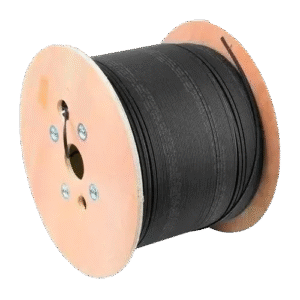 Cable Drop Autoportado FTTH 1 Hilo G657A1 | Hilo de Acero Mensajero | Fibra Insumisa a la Curvatura | Bobina 1 km | Tecnoprocesos