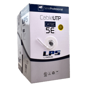 Cable UTP CAT5e 305m 100% Cobre Puro | Chaqueta PVC o LSZH | Certificado LPS Euroclase | Redes Fast Ethernet PoE | Tecnoprocesos