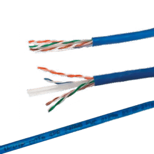 Cable UTP CAT6 Interior 305m | 24 AWG Cobre Puro BC | Chaqueta CM Azul | Certificado UL CSA FT1 | Redes Gigabit Ethernet | Tecnoprocesos