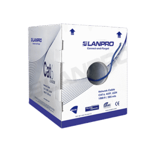 Cable UTP CAT6 Interior 305m LSZH Gris | 24 AWG Cobre Puro BC | Chaqueta Cero Halógenos | Certificado UL CSA FT1 | Redes Gigabit Seguras | Tecnoprocesos