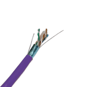 Cable UTP CAT6A Interior 305m LSZH Violeta | 23 AWG Cobre Puro | Redes 10 Gigabit Ethernet | Certificado DELTA | Tecnoprocesos