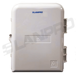 Caja LIU Plástico ABS 16 Puertos Dúplex | Caja Terminal de Fibra Óptica Alta Densidad | Soporte SC/LC SM/MM | Tecnoprocesos