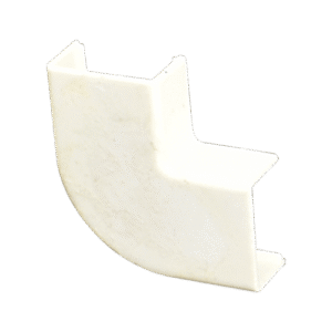 Codo Arriba/Abajo Canaleta 13x7 mm ABS Blanco | Accesorio PVC Subida/Bajada Mini | Cambio de Dirección Vertical | Tecnoprocesos