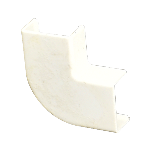 Codo Arriba/Abajo Canaleta 13x7 mm ABS Blanco | Accesorio PVC Subida/Bajada Mini | Cambio de Dirección Vertical | Tecnoprocesos