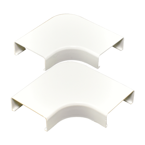 Codo Arriba/Abajo Canaleta Quest 32x12 mm ABS Blanco | Accesorio PVC Subida/Bajada | Cambio de Dirección Vertical | Tecnoprocesos