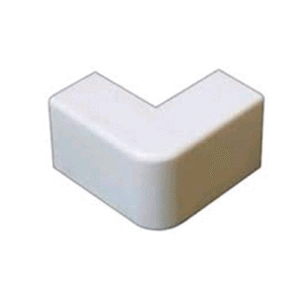 Codo Externo Canaleta 13x7 mm ABS Blanco | Accesorio ABS para Esquina Saliente Mini | Cambio de Dirección Discreto | Tecnoprocesos