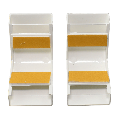 Codo Externo para Canaleta 32x12 mm Blanco | Accesorio PVC para Esquina Saliente | Cambio de Dirección Horizontal | Tecnoprocesos