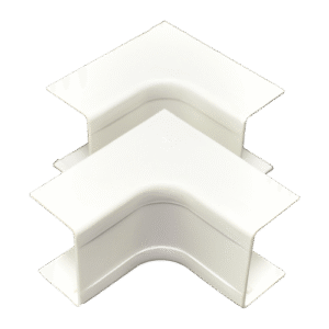 Codo Interno Canaleta Quest 40x22 mm | Accesorio PVC para Esquina Entrante | Cambio de Dirección Horizontal | Tecnoprocesos