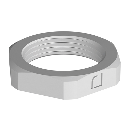 Contratuerca TCP M25 Plástico Gris | Tuerca para Prensaestopa 3/4 Pulgada | Rosca Métrica/NPT | Tecnoprocesos