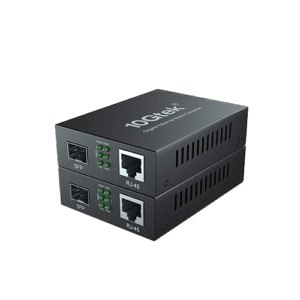 Convertidor de Medio Gigabit BIDI WDM SC | Monomodo 20 km | Fibra Única | Venta en Par (2 Unidades) | Tecnoprocesos