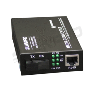 Convertidor de Medio Gigabit SC Dúplex | 10/100/1000 Mbps | Fibra Monomodo Hasta 20 km | Conversor Ethernet-FO | Tecnoprocesos