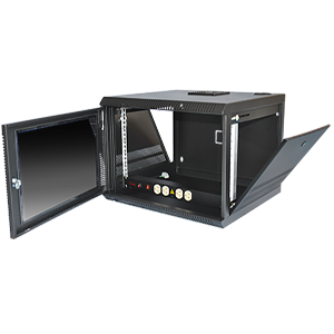 Gabinete de Pared 14 RU QUEST | Rack Mural 19" Alta Capacidad | Fondo 51 cm | Tapas Laterales | Tecnoprocesos