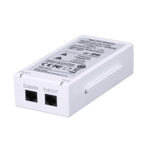 Inyector PoE+ Gigabit Hi-PoE | 802.3at/af/bt | Inyector de Energía de Alto Rendimiento | Indicadores LED | Tecnoprocesos