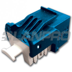 Jack Keystone RJ45 Cat 6 PerforMAX® Azul | No Blindado UTP | Certificado UL/ETL/CSA | Conector de Terminación de Red | Tecnoprocesos