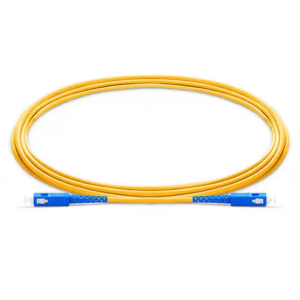 Latiguillo Fibra Óptica Monomodo G.652 Simplex SC/UPC 3 Metros Amarillo | 2.0 mm LSZH | Larga Distancia | Tecnoprocesos