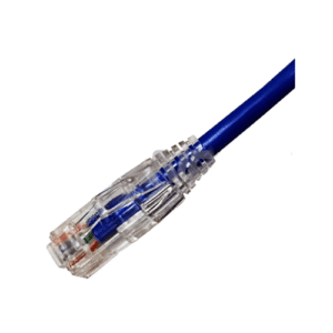 Latiguillo Red CAT6 Ultradelgado UTP 26 AWG | Patch Cord 1m Azul | Multifilar CM para Centros de Datos | Tecnoprocesos