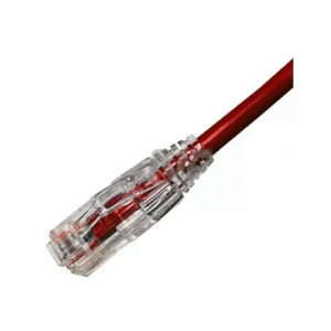 Latiguillo Red CAT6 Ultradelgado UTP 26 AWG | Patch Cord 1m Rojo | Multifilar CM para Centros de Datos | Tecnoprocesos