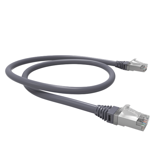 Latiguillo Red CAT6A Ultradelgado Blindado S/FTP 1m Gris | LSZH | 10 Gigabit Centro de Datos | Tecnoprocesos