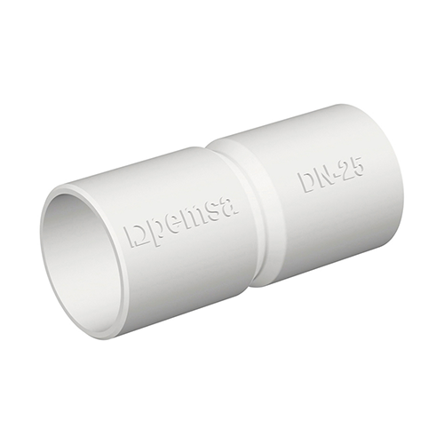 Manguito de Unión Recto Tubo Corrugado DN 20 | Conector Doble 1/2 Pulgada | Libre de Halógenos (RLH/CLH) | Tecnoprocesos