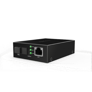 Media Converter Fast Ethernet Bi-Direccional 10/100M | SC Simplex 20 km | Monomodo 1550/1310 nm | WDM | Tecnoprocesos