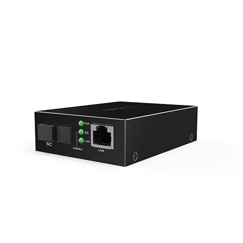 Media Converter Fast Ethernet Bi-Direccional 10/100M | SC Simplex 20 km | Monomodo 1550/1310 nm | WDM | Tecnoprocesos