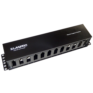 Organizador de Cables Horizontal 2U Plástico | Rack 19 Pulgadas Doble Altura | Gestión de Cableado Masivo | Tecnoprocesos