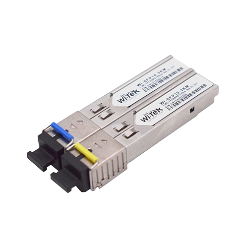 Par de Módulos SFP BiDi Monomodo 1.25G | 3 km 1310/1550 nm | SC Simplex | Cumple MSA | Transceptor WDM | Tecnoprocesos