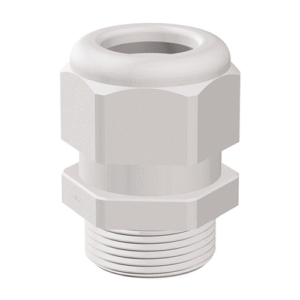 Prensaestopa IRIS PG13.5 M20 | Rango de Cable 6-12 mm | IP68 | Gris Claro RAL 7035 | Alivio de Tensión | Tecnoprocesos