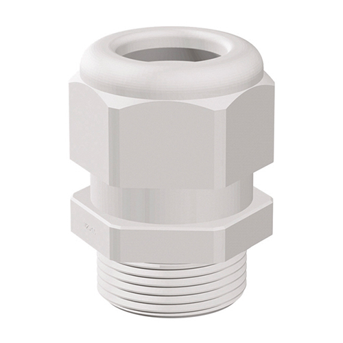 Prensaestopa IRIS PG13.5 M20 | Rango de Cable 6-12 mm | IP68 | Gris Claro RAL 7035 | Alivio de Tensión | Tecnoprocesos