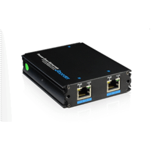 Repetidor PoE Activo 1 a 2 Puertos | Extensor Ethernet 200m | Entrada 30W Salida 25W | Splitter PoE | Tecnoprocesos