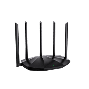Router Wi-Fi 6 AX1500 Doble Banda | 4 Puertos Gigabit | 5 Antenas 6 DBI | WPA3 | Tecnoprocesos