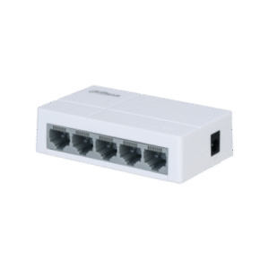 Switch No Administrable 5 Puertos Fast Ethernet 10/100 MBPS | Plug & Play | Plástico | 24/7 | Tecnoprocesos