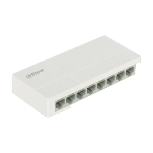 Switch No Administrable 8 Puertos Fast Ethernet 10/100 MBPS | Plug & Play | Plástico | 24/7 | Tecnoprocesos