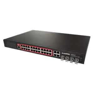 Switch PoE Administrable 32 Puertos (28 PoE) | 4 Combo Gigabit/SFP | 350W Total | Rack | Tecnoprocesos