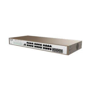 Switch PoE Capa 3 Administrable 28 Puertos (24 PoE Gigabit + 4 SFP) | Gestión Software IP-COM PROFI | Tecnoprocesos