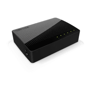 Switch de Escritorio 5 Puertos GIGABIT 10/100/1000 MBPS | Plug & Play | Plástico | Tecnoprocesos