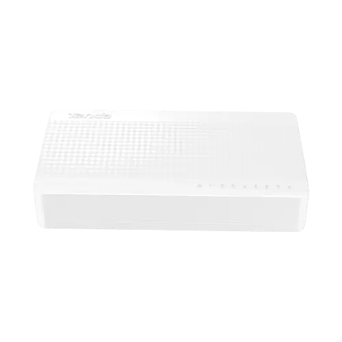 Switch de Escritorio 8 Puertos 10/100 MBPS | Plástico | Plug & Play | Protección 6KV | Tecnoprocesos