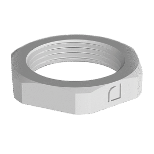 Tuerca de Fijación PG 21 Gris Claro RAL 7035 | Contratuerca para Prensaestopa M27 | Tuerca TCP Gran Calibre | Tecnoprocesos