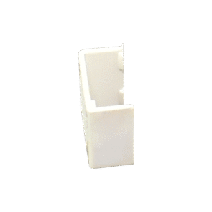 Unión Recta para Canaleta 13x7 mm Blanco | Accesorio ABS para Empalme de Tramos Extra-Mini | Conector Canaleta Discreta | Tecnoprocesos