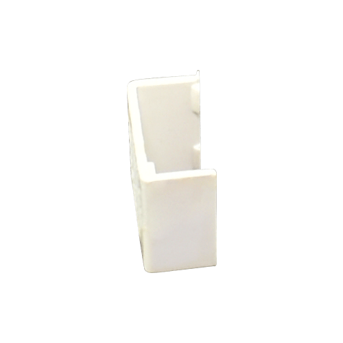 Unión Recta para Canaleta 13x7 mm Blanco | Accesorio ABS para Empalme de Tramos Extra-Mini | Conector Canaleta Discreta | Tecnoprocesos
