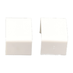 Unión Recta para Canaleta 20x12 mm Blanco | Accesorio PVC para Empalme de Tramos Mini | Conector de Canaleta Plástica | Tecnoprocesos